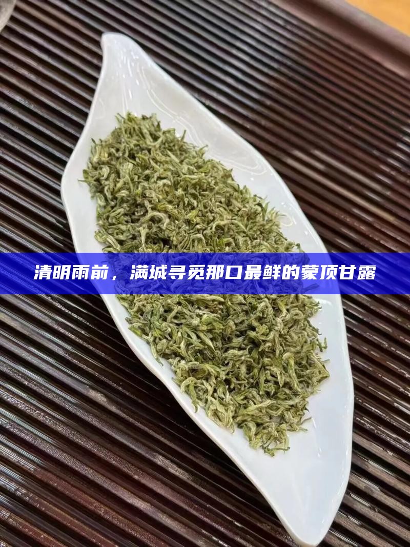 清明雨前，满城寻觅那口最鲜的蒙顶甘露